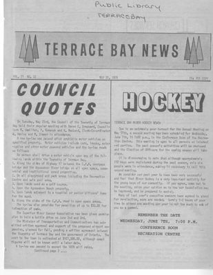 Terrace Bay News, 31 May 1978