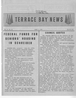 Terrace Bay News, 2 Aug 1978