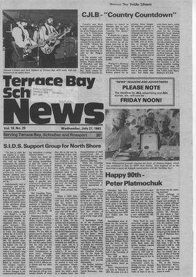 Terrace Bay News, 27 Jul 1983