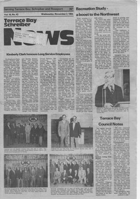 Terrace Bay News, 2 Nov 1983