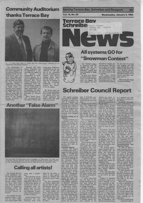 Terrace Bay News, 4 Jan 1984