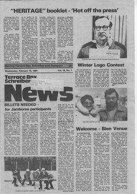 Terrace Bay News, 15 Feb 1984