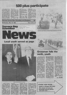 Terrace Bay News, 23 May 1984