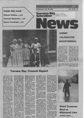 Terrace Bay News, 25 Jul 1984