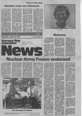 Terrace Bay News, 22 Aug 1984