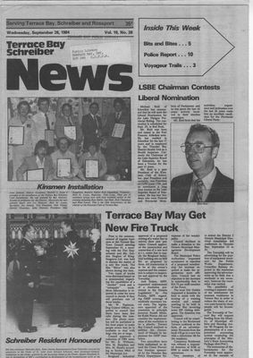 Terrace Bay News, 26 Sep 1984