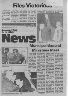 Terrace Bay News, 3 Oct 1984