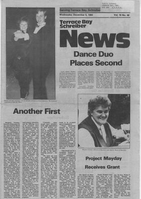 Terrace Bay News, 5 Dec 1984