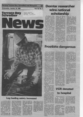 Terrace Bay News, 16 Jan 1985