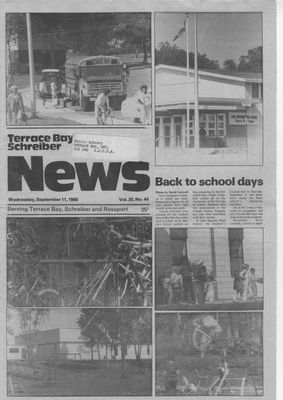 Terrace Bay News, 11 Sep 1985