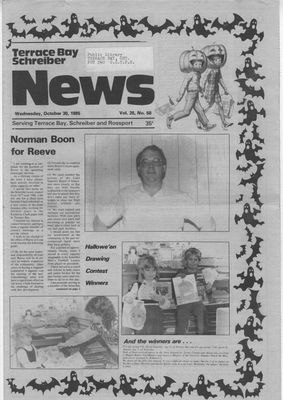 Terrace Bay News, 30 Oct 1985