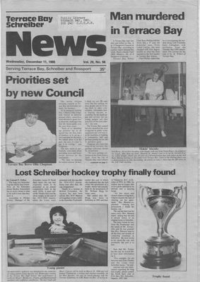 Terrace Bay News, 11 Dec 1985