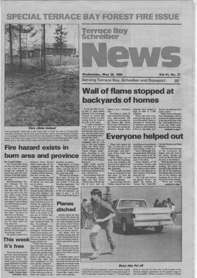 Terrace Bay News, 28 May 1986