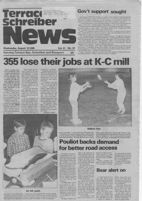 Terrace Bay News, 27 Aug 1986