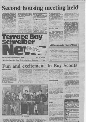 Terrace Bay News, 17 Dec 1986