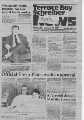 Terrace Bay News, 14 Jan 1987