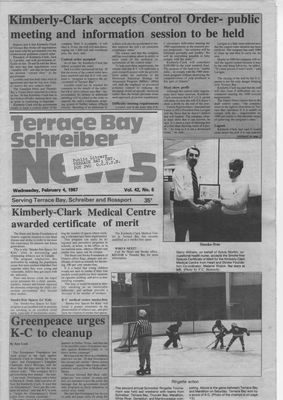 Terrace Bay News, 4 Feb 1987