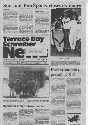 Terrace Bay News, 11 Feb 1987