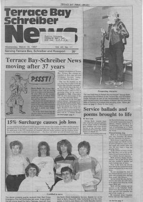 Terrace Bay News, 18 Mar 1987