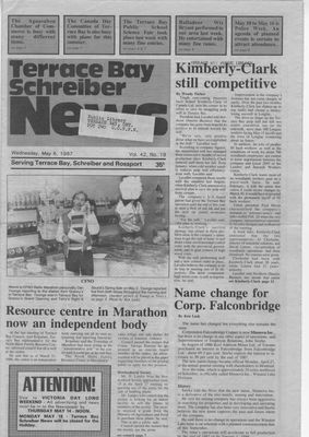 Terrace Bay News, 6 May 1987