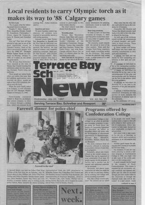 Terrace Bay News, 22 Jul 1987