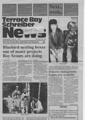 Terrace Bay News, 29 Jul 1987