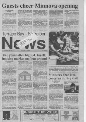 Terrace Bay News, 3 Aug 1988