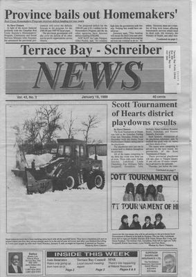 Terrace Bay News, 18 Jan 1989