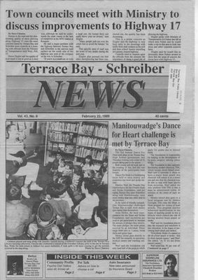 Terrace Bay News, 22 Feb 1989