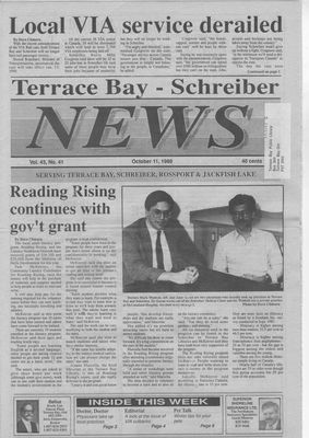 Terrace Bay News, 11 Oct 1989