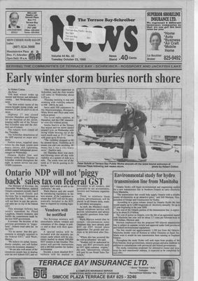 Terrace Bay News, 23 Oct 1990