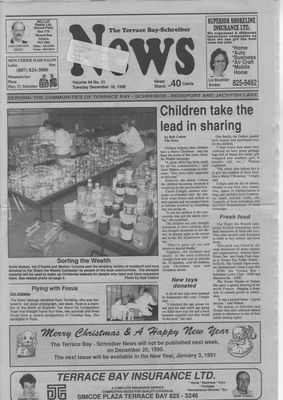 Terrace Bay News, 18 Dec 1990