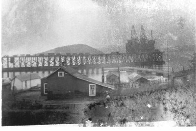 Coal Dock Trestle, Jackfish (1949)