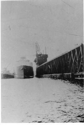 Unloading Coal - Jackfish (~1920)