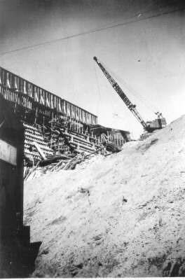 Hayes Lake Hydro Dam Construction