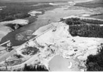 Aerial View of Hayes Lake Dam and Aguasabon (July 1948)