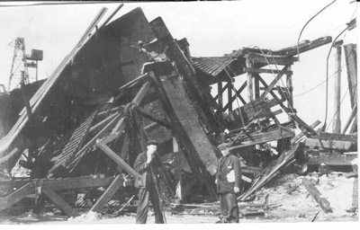 Coal Dock Tower After Hurricane