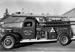 Fire truck at Terrace Bay (~1948)