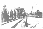 Rebuilding Damaged Coal Tower (1919)