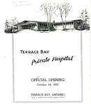 Pamphlet: Official Opening of Private Hospital in Terrace Bay, 1951