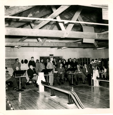 Bowlers at the Bowling Alley at South Camp