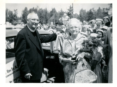 Terrace Bay Community Church's Reverend Arthur F. Lavender with his Sister