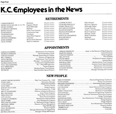 K-C News 1948 to 2005