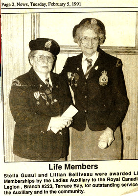 Ladies Legion Auxiliary Branch 223