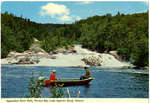 Aguasabon River Falls, Terrace Bay Postcard