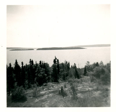 Black and White Photograph of Pump House Beach