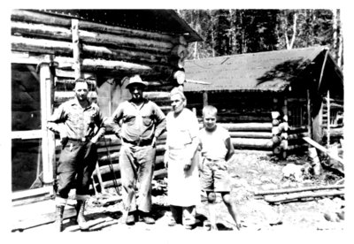 History Pictures of One of the First Residents in Terrace Bay