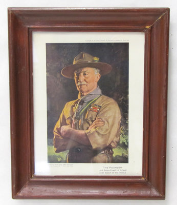 Painting of Chief Scout of the World, 1929