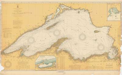 General Chart of Lake Superior, 1917