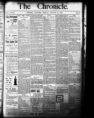 Whitby Chronicle, 14 Aug 1896